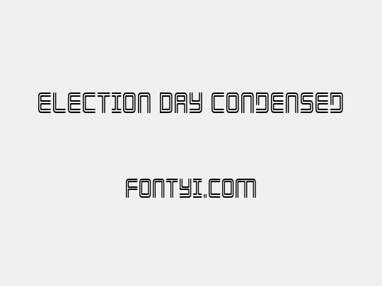 Election Day Condensed