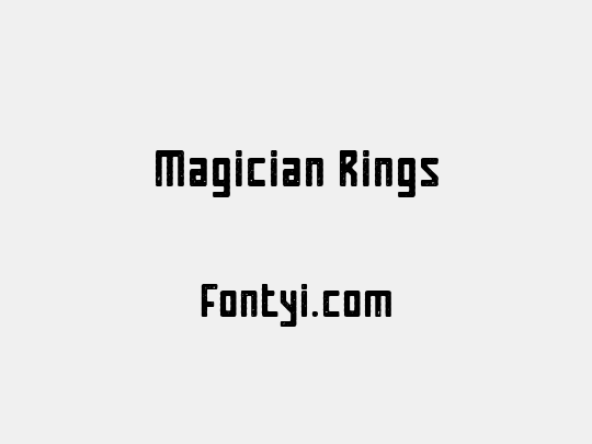 Magician Rings