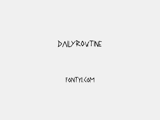 DAILYROUTINE