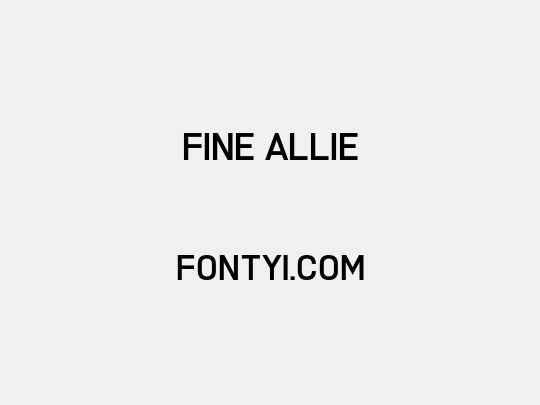 Fine Allie
