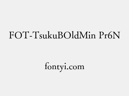 FOT-TsukuBOldMin Pr6N