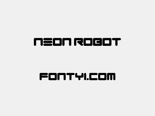 Neon Robot