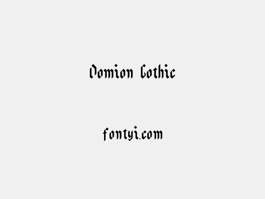 Domion Gothic