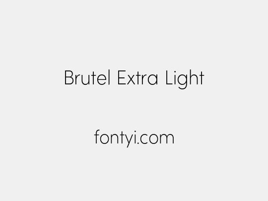 Brutel Extra Light
