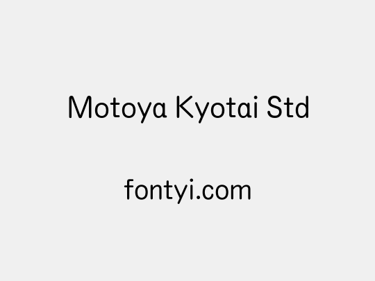 Motoya Kyotai Std