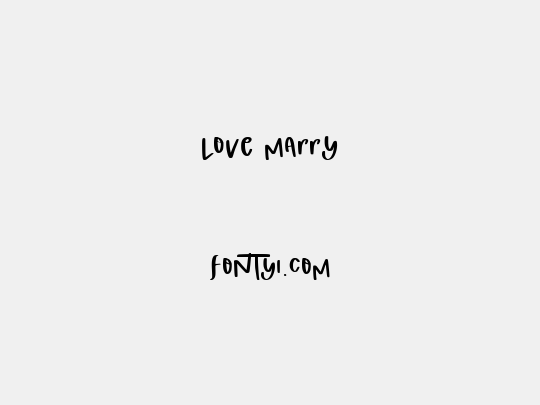Love Marry