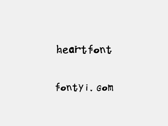 heartfont