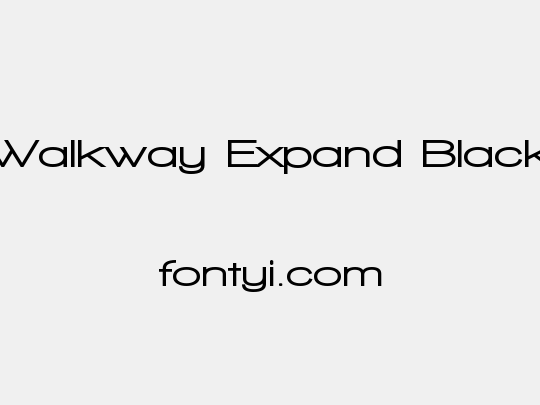 Walkway Expand Black