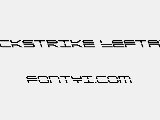 QuickStrike Leftalic
