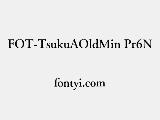 FOT-TsukuAOldMin Pr6N