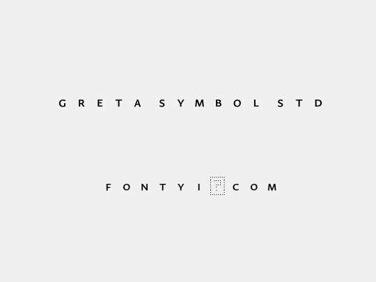 Greta Symbol Std