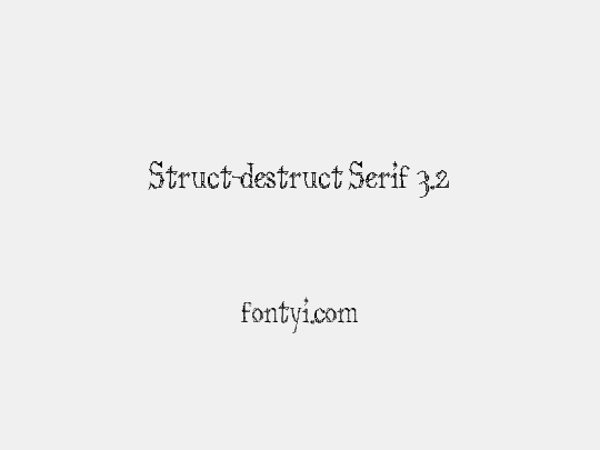 Struct-destruct Serif 3.2