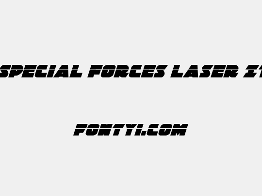 Jedi Special Forces Laser Italic