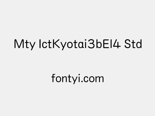 Mty IctKyotai3bEl4 Std