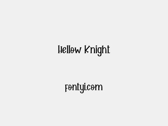 Hellow Knight