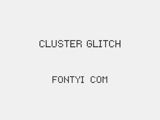 CLUSTER GLITCH