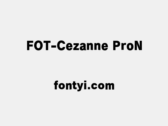 FOT-Cezanne ProN