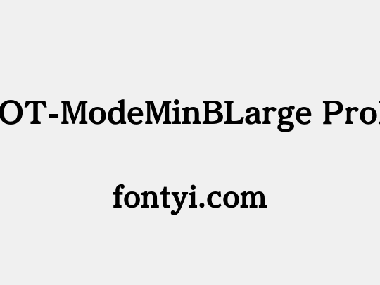 FOT-ModeMinBLarge ProN