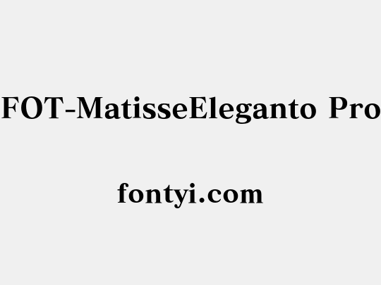 FOT-MatisseEleganto Pro