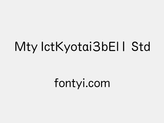 Mty IctKyotai3bEl1 Std