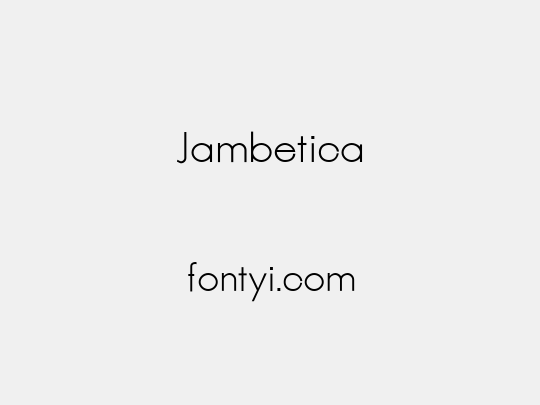 Jambetica