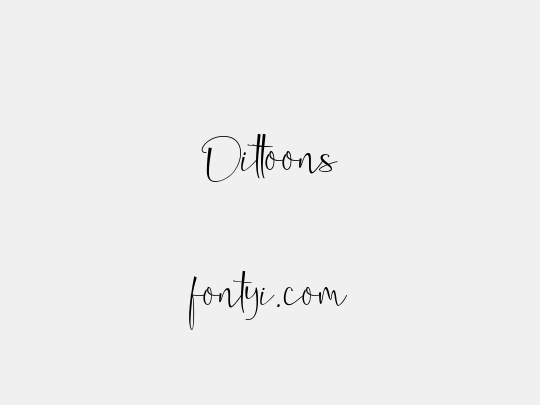 Dittoons