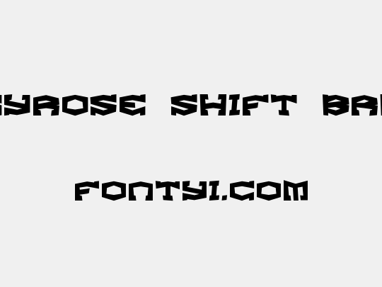 Gyrose Shift BRK