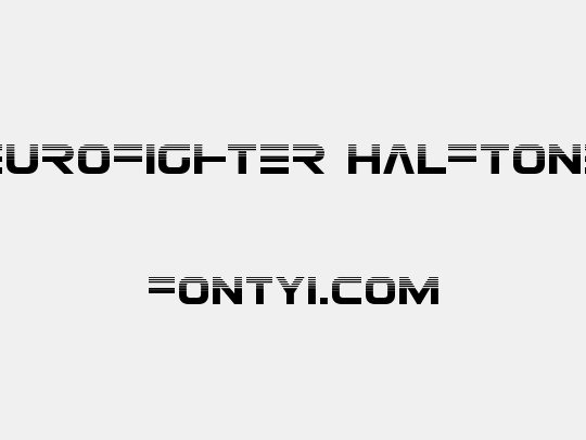Eurofighter Halftone