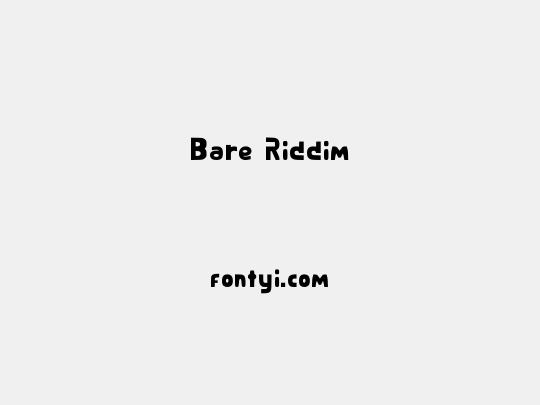 Bare Riddim