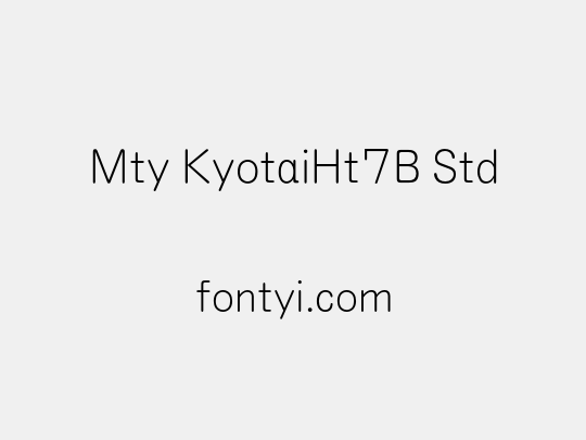 Mty KyotaiHt7B Std