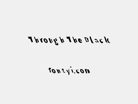 Through The Black