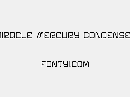 Miracle Mercury Condensed