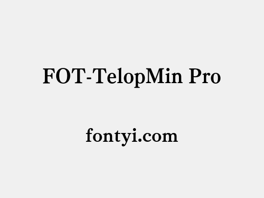 FOT-TelopMin Pro