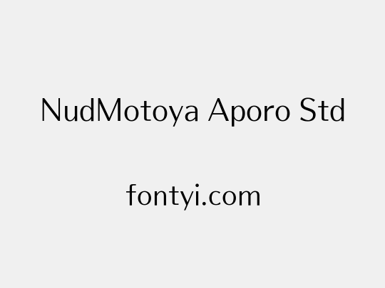 NudMotoya Aporo Std