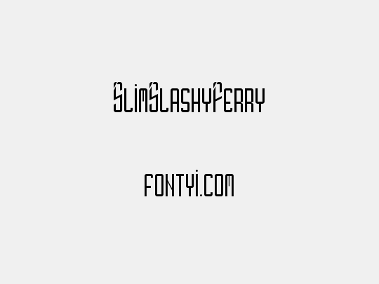 SlimSlashyFerry