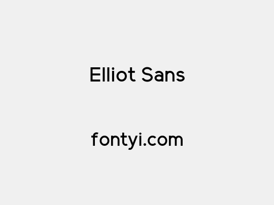 Elliot Sans