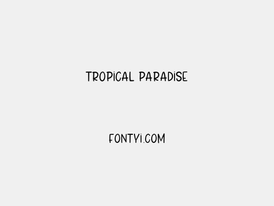 Tropical Paradise