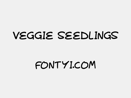 Veggie Seedlings