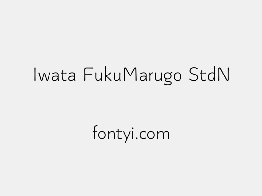 Iwata FukuMarugo StdN