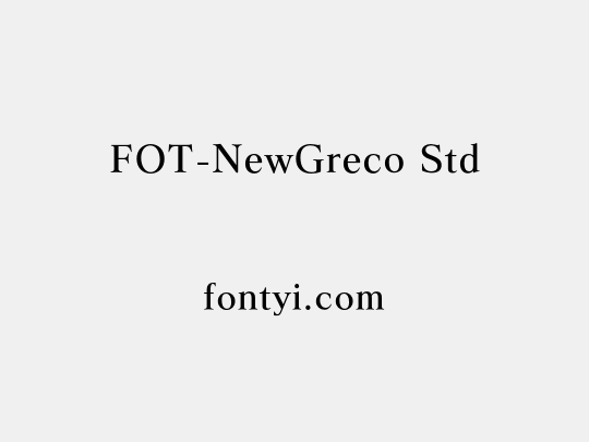 FOT-NewGreco Std