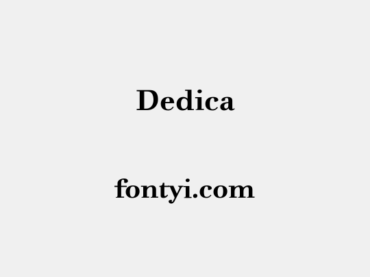 Dedica