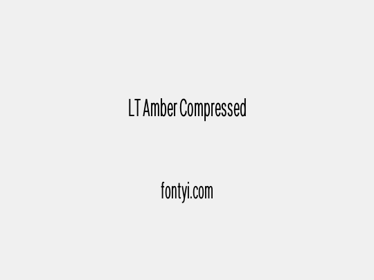 LT Amber Compressed