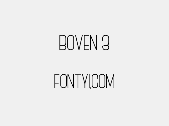 BOVEN 3