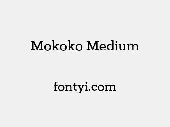 Mokoko Medium