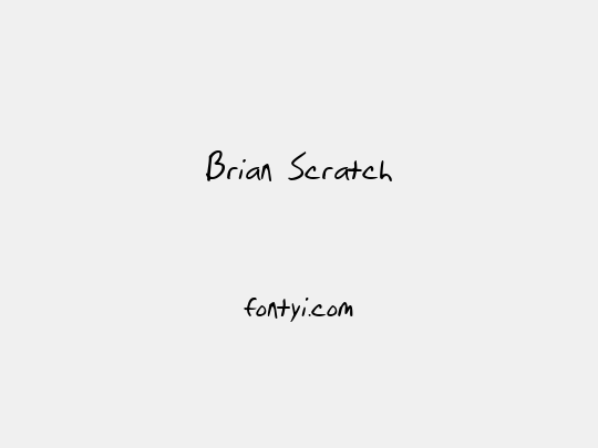 Brian Scratch