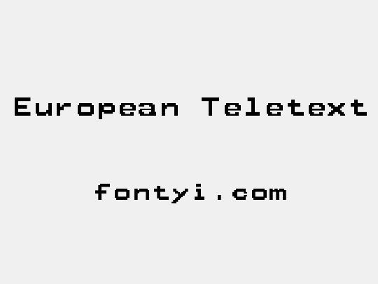 European Teletext