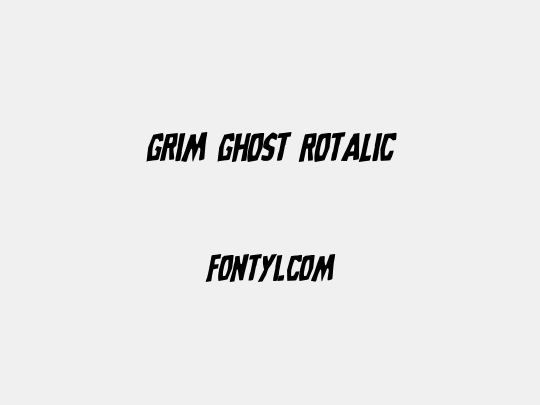 Grim Ghost Rotalic
