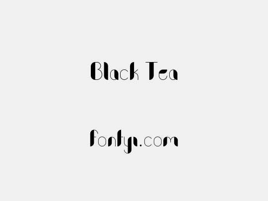 Black Tea
