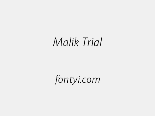 Malik Trial
