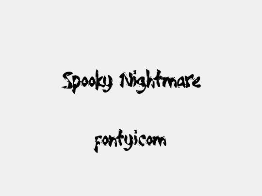 Spooky Nightmare
